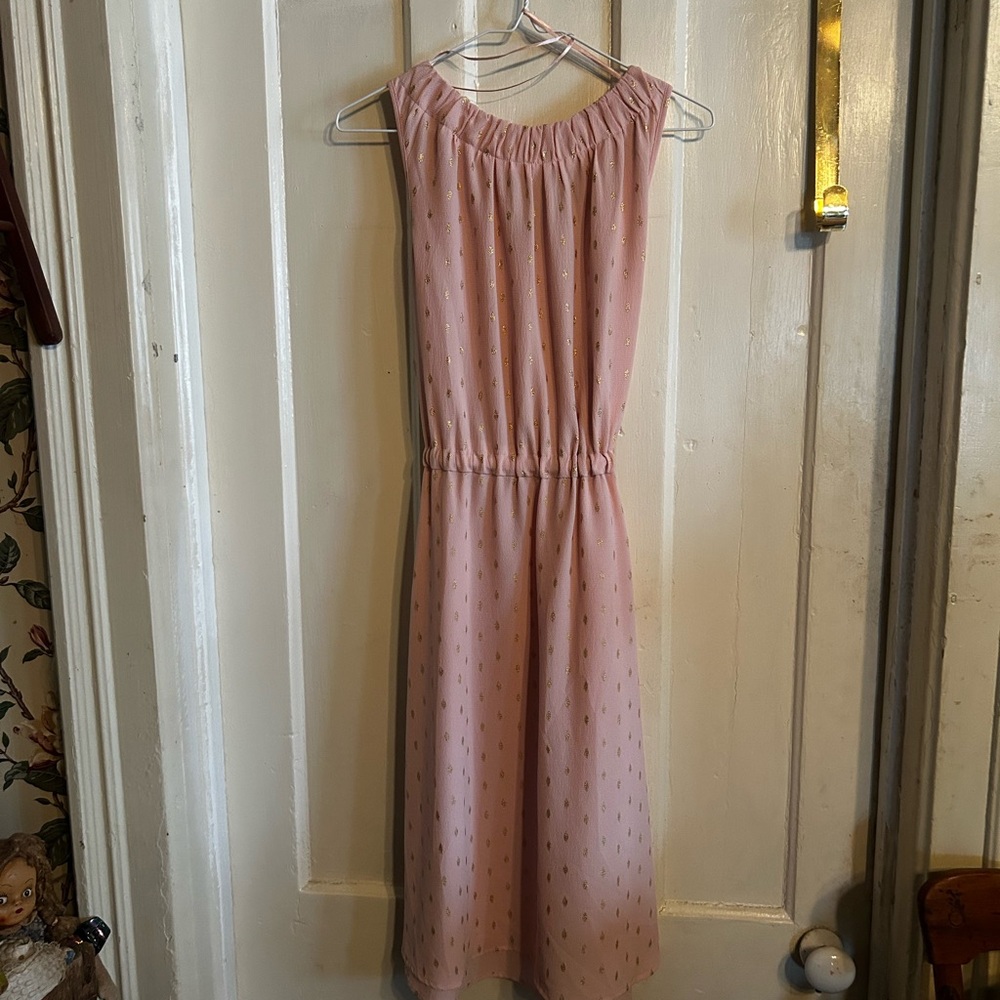 Juicy Couture Blush Pink Midi Dress